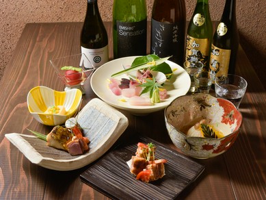 東北、北陸の日本酒を中心に。こだわりの料理と共に味わう