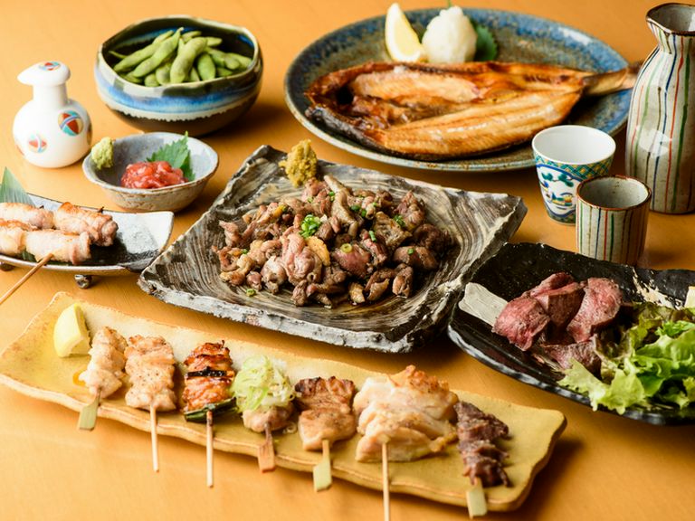 焼き鳥の鶏肉や野菜はできるだけ地元・石川県産のものを使用