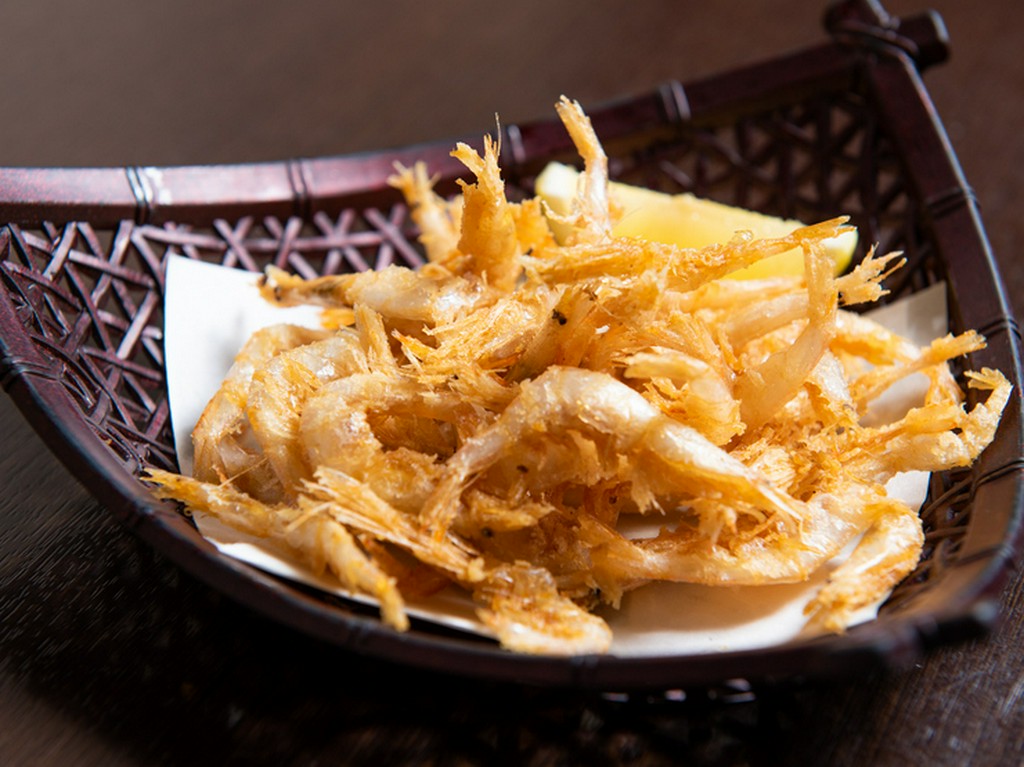 富山名物白えびからあげ