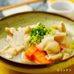 新鮮な旬の野菜を使った料理