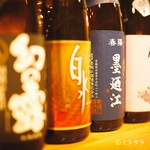 種類豊富な日本酒を取り揃えています