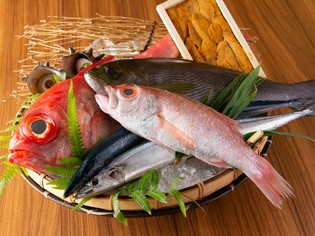 全国の好漁場で揚がる旬魚介、鹿児島の自家畑直送の無農薬野菜