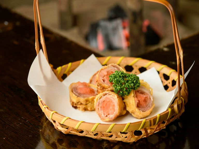 『肉巻き明太子』