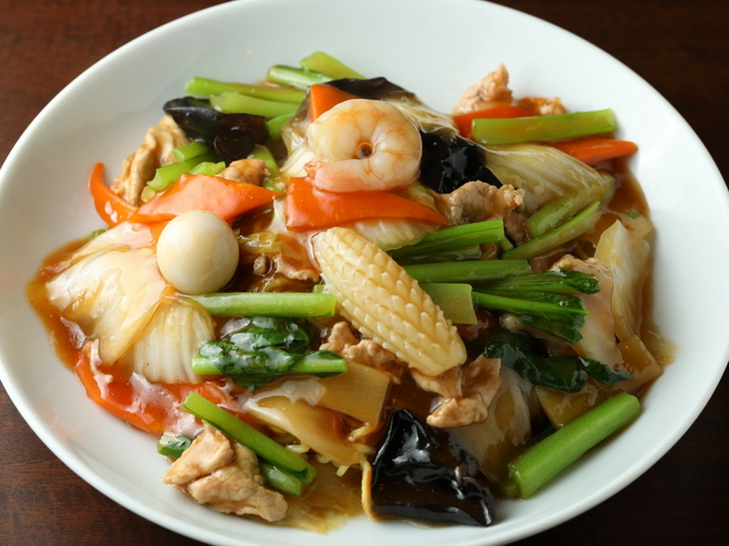 五目あんかけ焼そば