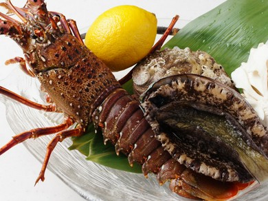 活伊勢海老の鉄板焼〈要予約〉