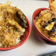 寿司屋の天丼ランチ