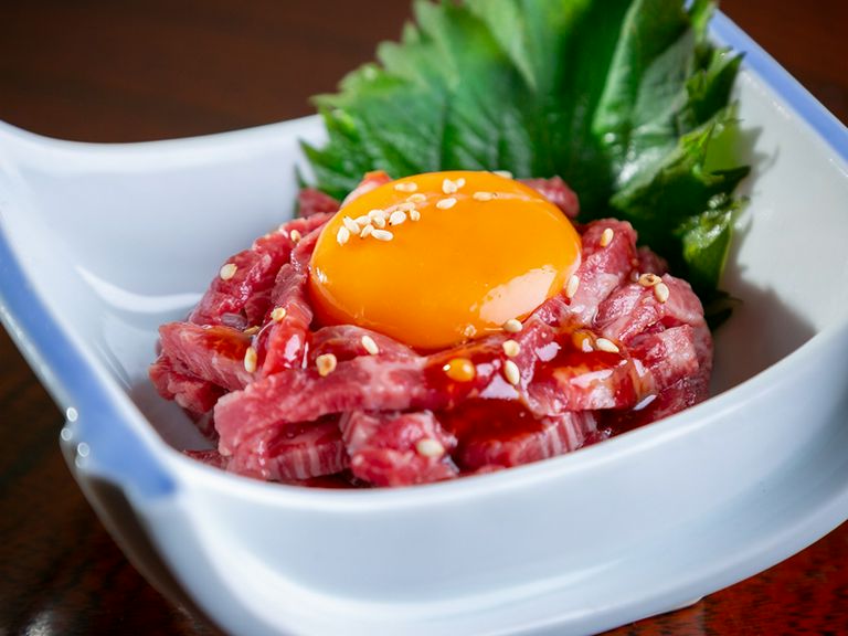品質に絶対の自信!韓国式タルタルステーキ『和牛ユッケ』