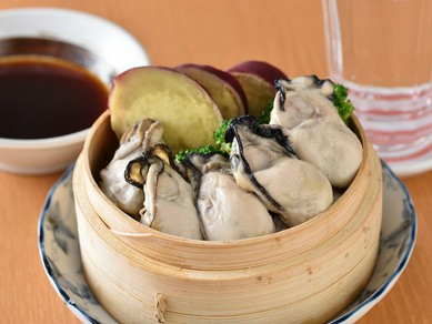 ギルティフリーに食べられる『広島牡蠣と野菜のせいろ蒸し』