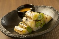 最もシンプルな料理ですが、わらの風味とニンニク味噌との相性は抜群です。