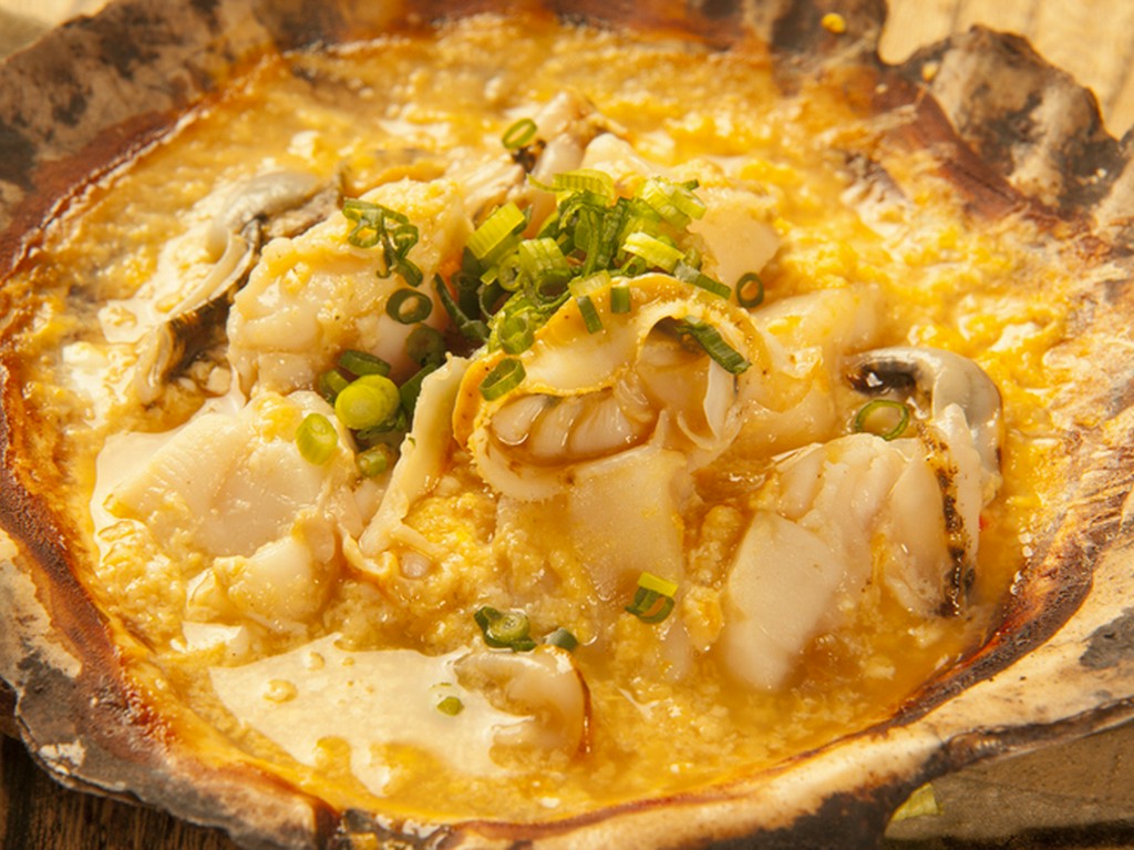 ホタテの貝焼き味噌