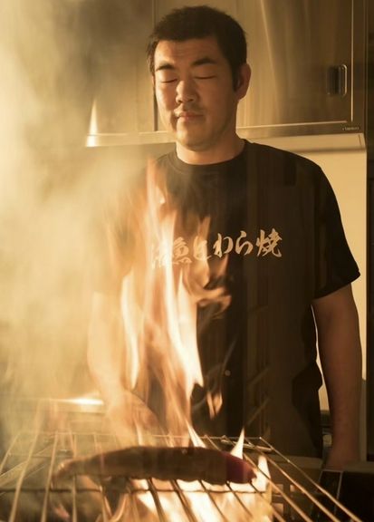 わら焼き