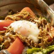 きのこたっぷりあたたかいシーザーサラダ