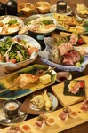 お肉もお魚もお寿司もデザートも、よくばりに楽しめる！
ご友人やご家族、会社の集まりなどにぜひ！