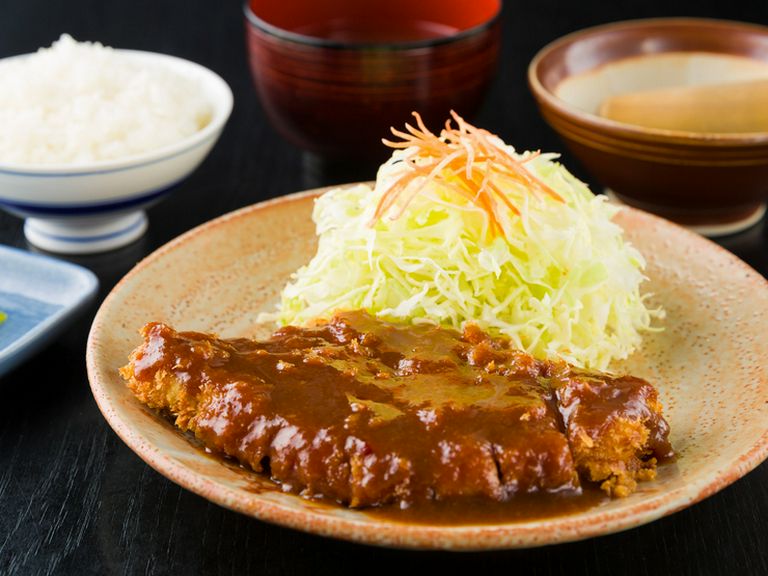 ゴマの風味がまろやかな味噌ダレが人気の『みそかつ』