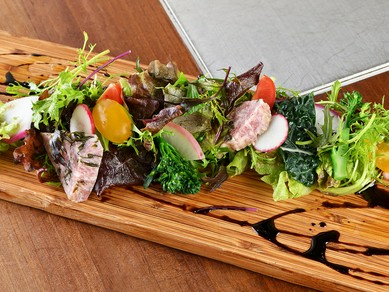 お肉とともに野菜もしっかり食べなければ！ 横須賀の野菜にこだわった『シンプルサラダ』