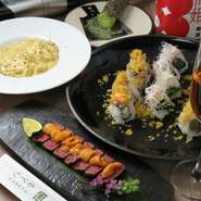 最大6名様まで利用して頂ける落ち着いた空間の個室です。こべや名物、マグロの刺身天ぷらの『こべや巻き』やA5ランクの黒毛和牛ステーキなどが楽しめるコースを￥4500からリーズナブルな値段でご用意しております！