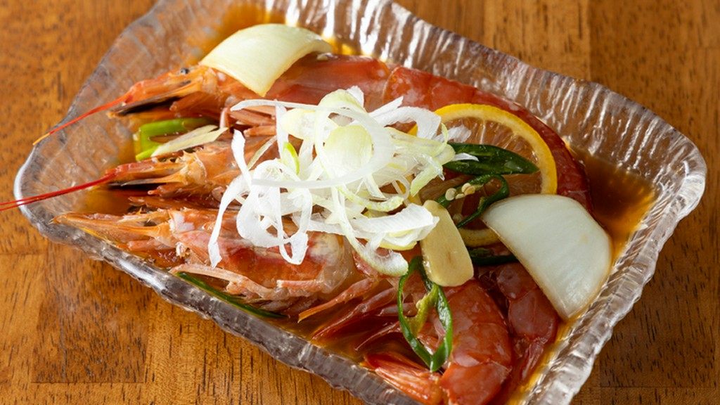 プリッとした海老の食感、噛むほどに広がる海老の甘さがたまらない『カンジャンセウ』