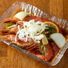 プリッとした海老の食感、噛むほどに広がる海老の甘さがたまらない『カンジャンセウ』