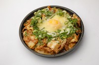 豚キムチとチーズの最強コンビ