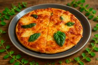Crispy crust topped with tomato, mozzarella, and fragrant basil.
サクサク生地にトマトとモッツァレラ旨みにバジルが香る一枚。