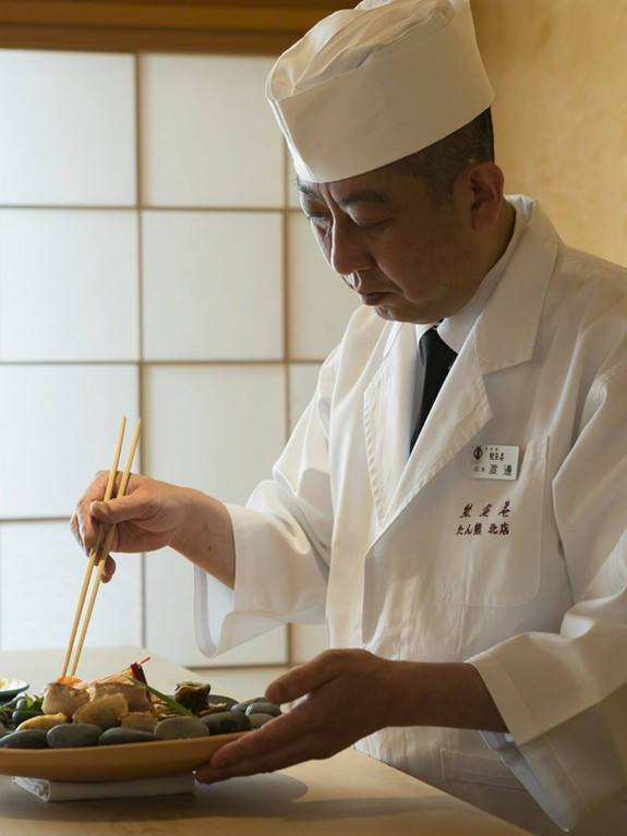 ホテルレストランでも伝統の「板前割烹」の精神を貫く
