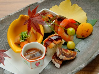 日本酒や焼酎などとのマリアージュを楽しむ『酒肴盛り合わせ』