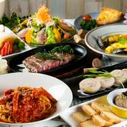 旬を大切にした食材を選んでおり、季節を料理で体感できます。その日に仕入れた食材によって変わる季節感たっぷりの日替わりメニューなど、ジビエからスイーツまで旬の食材を一番おいしい食べ方で堪能できます。