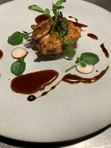 青森県産地鶏シャモロックのソテー