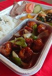 酢豚・八宝菜・サラダ・漬物・ライス