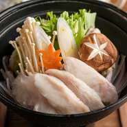 1人前から提供可能。ボリューム満点のおいしさを味わえる『鍋料理』