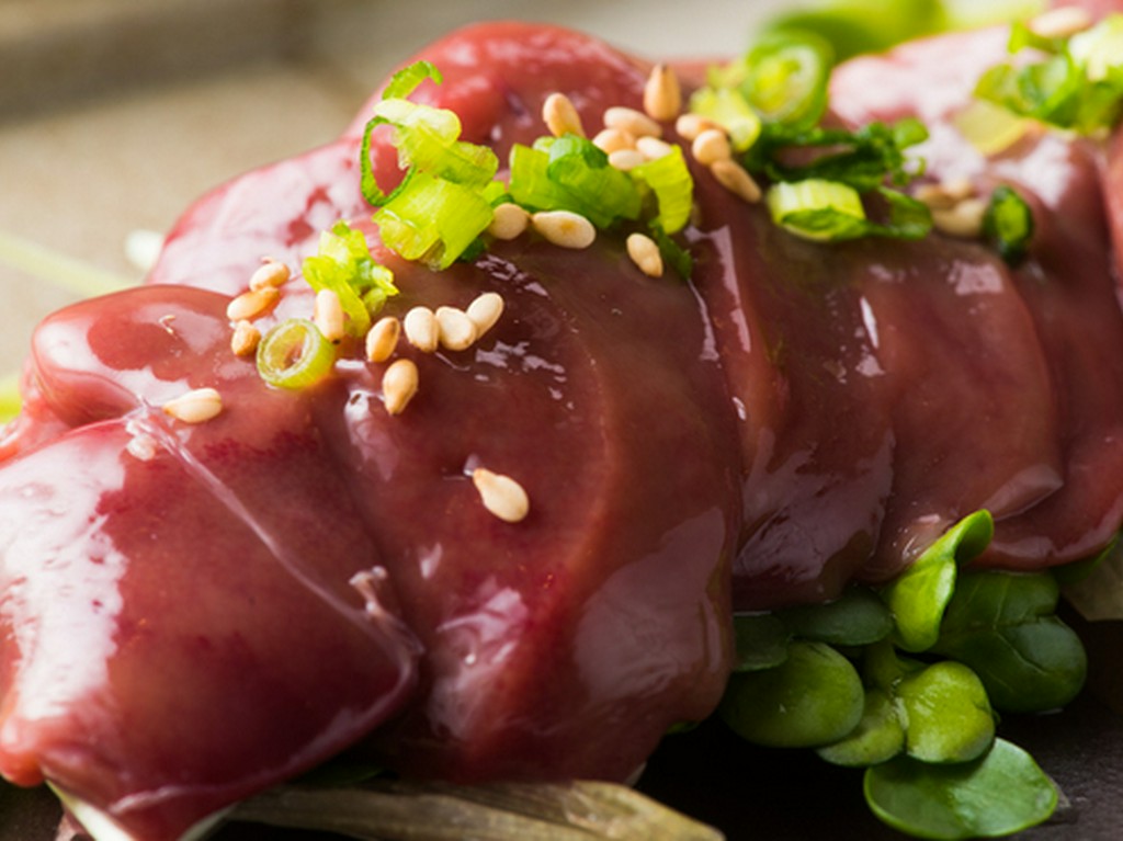 レバー刺身(低温殺菌)