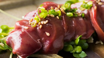 レバー刺身(低温殺菌)