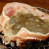 魚やカニ料理と相性抜群の日本酒をセレクト。季節のお酒も用意