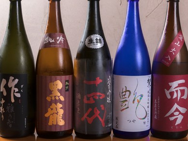 料理と共に楽しみたい、全国から選りすぐられた銘酒