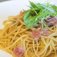パスタは日替わりでご用意しています。