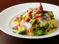 訪れるたびに新しい！低加水真空製法の自家製生パスタを味わう食材との組み合わせ『日替わりパスタ』