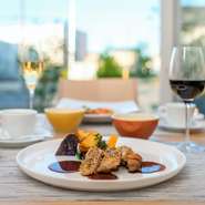 MENU A【彩り前菜が生えるランチコース】3,500円（税込3,850円）