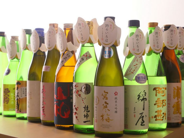 寿司をより旨く。店主厳選の日本酒たち