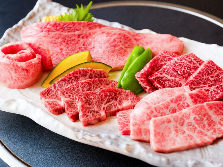 仙台黒毛和牛が使われている『特選5種盛り』