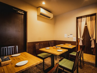落ち着ける店内で歓送迎会を