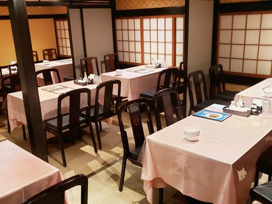 「広々としたお席」