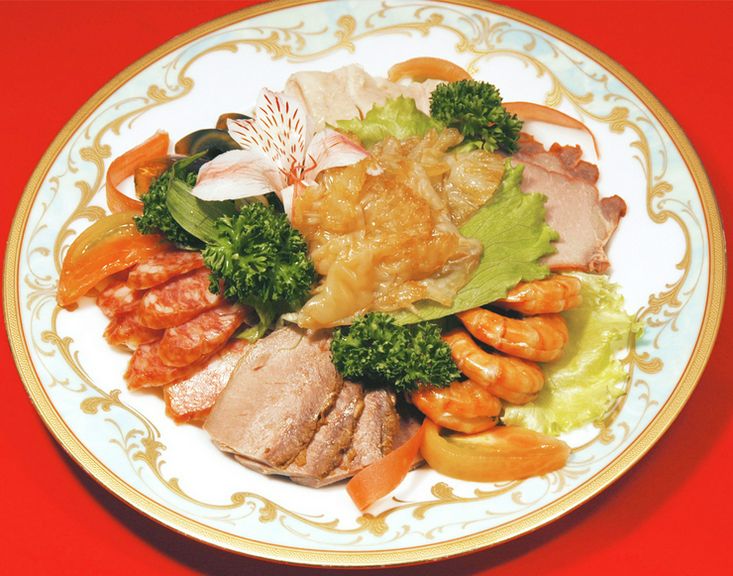 七種類の盛り合せ前菜