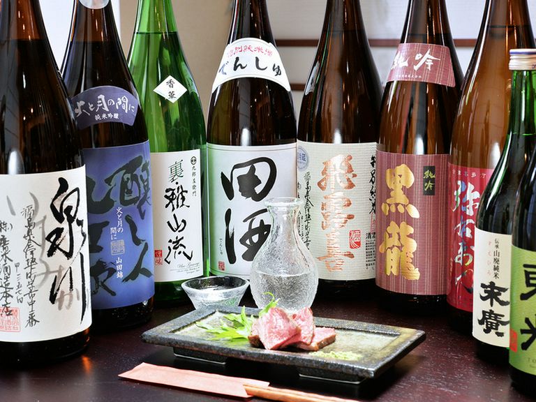 日本酒の品揃えに自信アリ