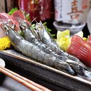 岩手、宮城、青森など東北は漁場が多く、新鮮な魚がたくさん獲れます。その東北の新鮮な魚を仕入れて提供しています。素材がいいからこそ、刺身でも煮付けでもおいしくいただけます。