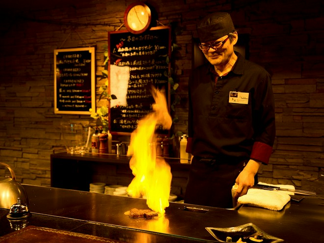 カウンター席がある