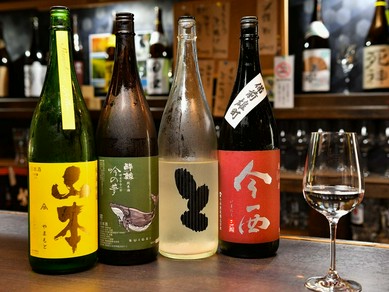 全国各地から取り寄せた『日本酒各種』