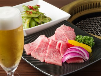 きめ細かいサシが口の中でとろける『和牛上カルビ』