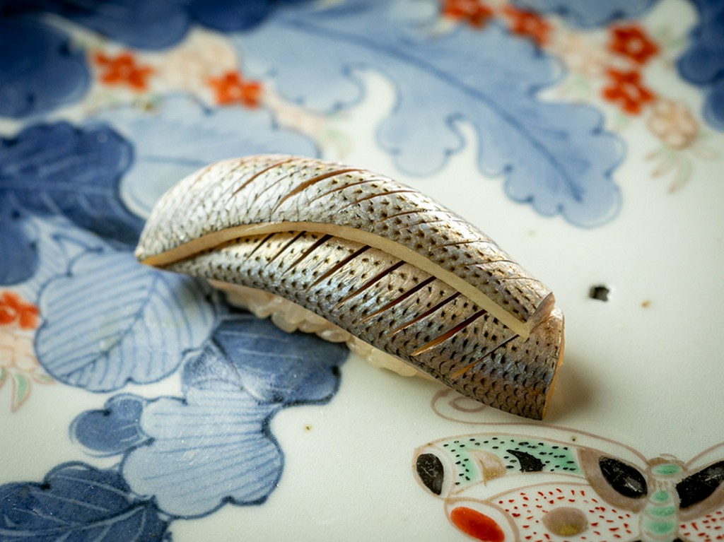 角が取れたまろやかな〆具合『小肌　にぎり』