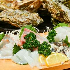 鮮度抜群の魚介ならではのおいしさ『お刺身』