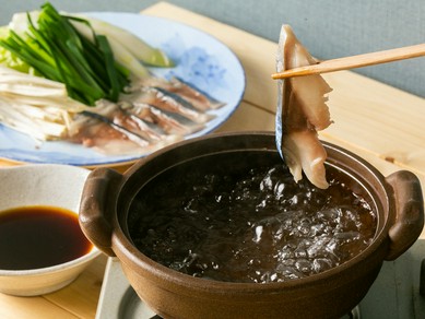 店主オススメの銀さばの逸品『銀さばしゃぶしゃぶ』